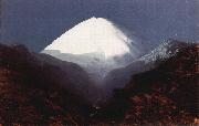 Archip Iwanowitsch Kuindshi Der Elbrus, Mondnacht oil on canvas